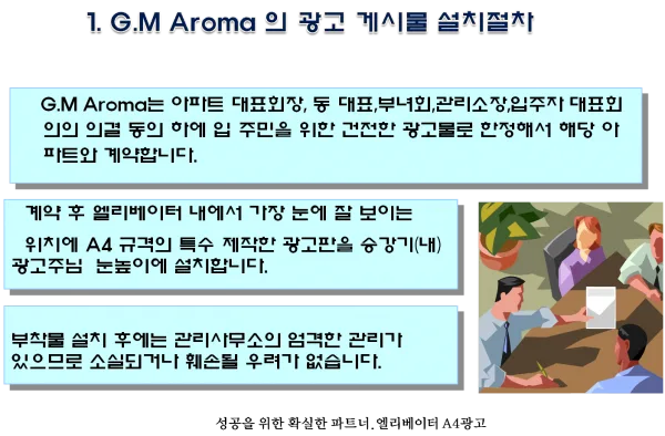 확실한 광고효과 , 저렴한 비용 최고의 효율 (엘리베이터 내부 A4 광고 제안서) 게시 사진 3